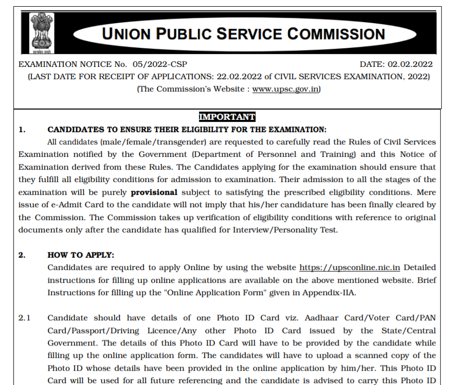 upsc civil services and indian forest services examination apply online 2022.png